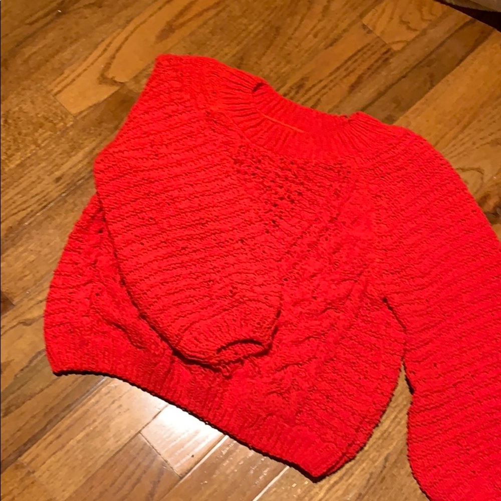Red sweater